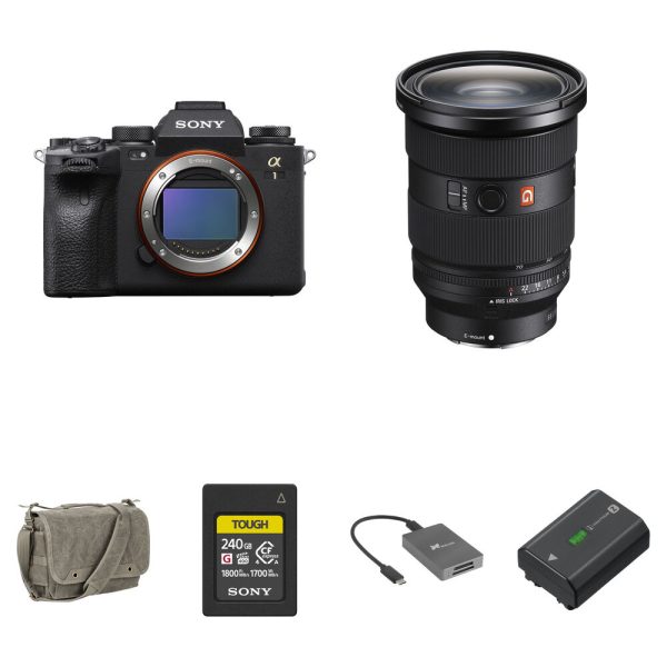 Sony a1 Mirrorless Camera with 24-70mm f/2.8 II Lens and Essentials+ Kit