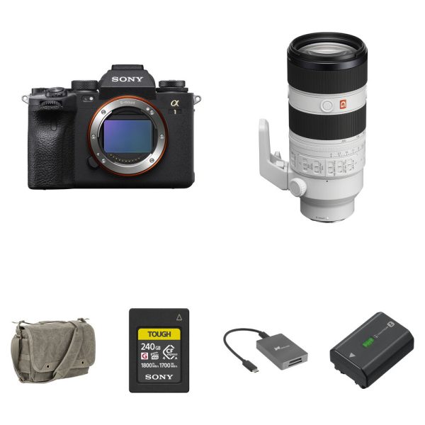 Sony a1 Mirrorless Camera with 70-200mm f/2.8 II Lens and Essentials+ Kit