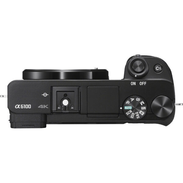 Sony a6100 Mirrorless Camera with 16-50mm and 55-210mm Lenses view 8