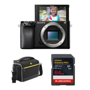 Sony a6100 Mirrorless Camera with Basic Bundle