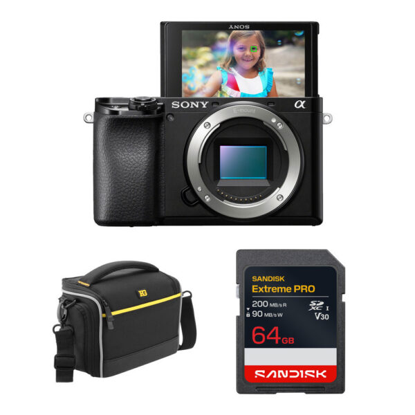 Sony a6100 Mirrorless Camera with Basic Bundle