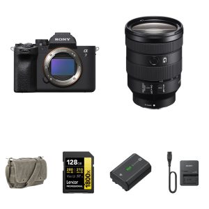 Sony a7 IV Mirrorless Camera with 24-105mm f/4 Lens and Essentials+ Kit