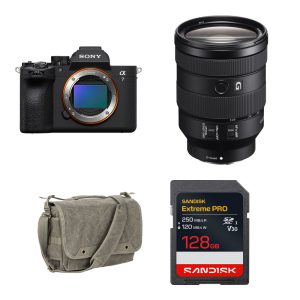 Sony a7 V Mirrorless Camera with 24-105mm f/4 Lens and Basic Bundle