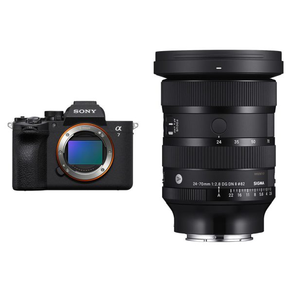 Sony a7 V Mirrorless Camera with Sigma 24-70mm f/2.8 Lens for Wedding Photography view 3