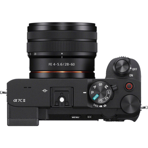 Sony a7C II Mirrorless Camera with 28-60mm Lens (Black) view 7