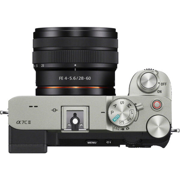 Sony a7C II Mirrorless Camera with 28-60mm Lens (Silver) view 7