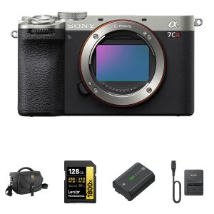 Sony a7CR Mirrorless Camera with Essentials+ Kit (Silver)