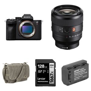 Sony a7R V Mirrorless Camera with 50mm f/1.4 Lens and Basic Bundle
