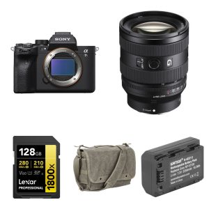 Sony a7S III Mirrorless Camera with 20-70mm f/4 Lens and Basic Bundle