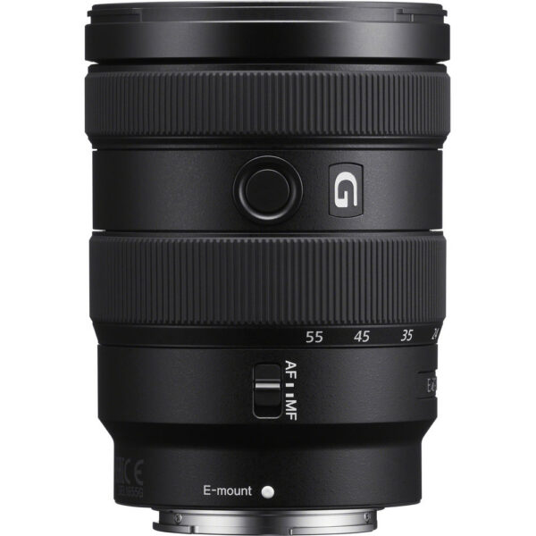 Sony E 16-55mm f/2.8 G Lens view 2