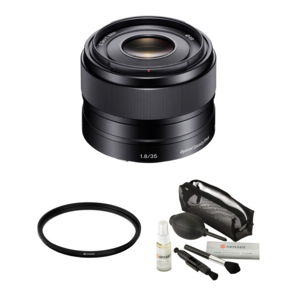 Sony E 35mm f/1.8 OSS Lens with UV Filter Kit view 4