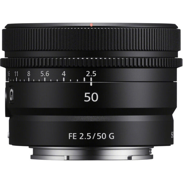 Sony FE 50mm f/2.5 G Lens view 3