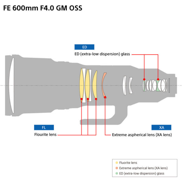 Sony FE 600mm f/4 GM OSS Lens view 4