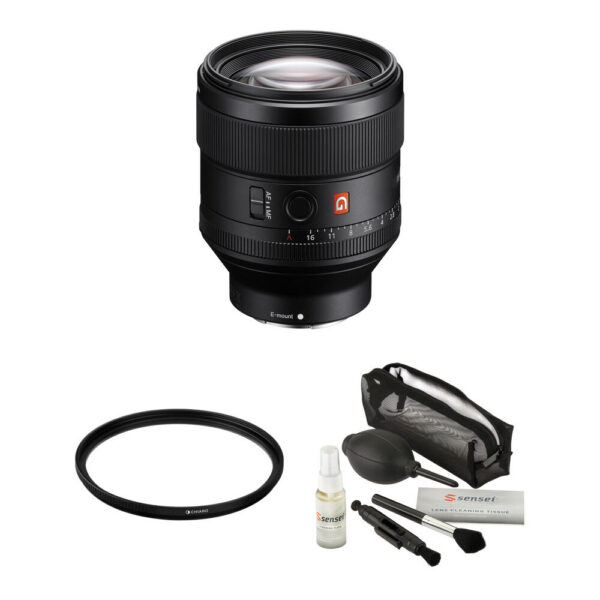 Sony FE 85mm f/1.4 GM Lens with UV Filter Kit view 4