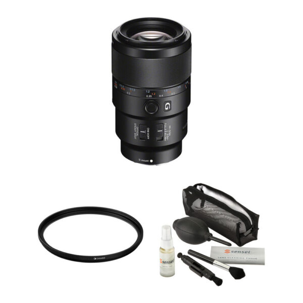 Sony FE 90mm f/2.8 Macro G OSS Lens with UV Filter Kit view 4