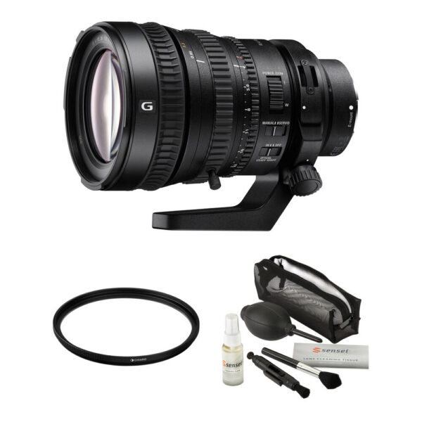 Sony FE PZ 28-135mm f/4 G OSS Lens Kit with Chiaro 95mm UV Filter view 4