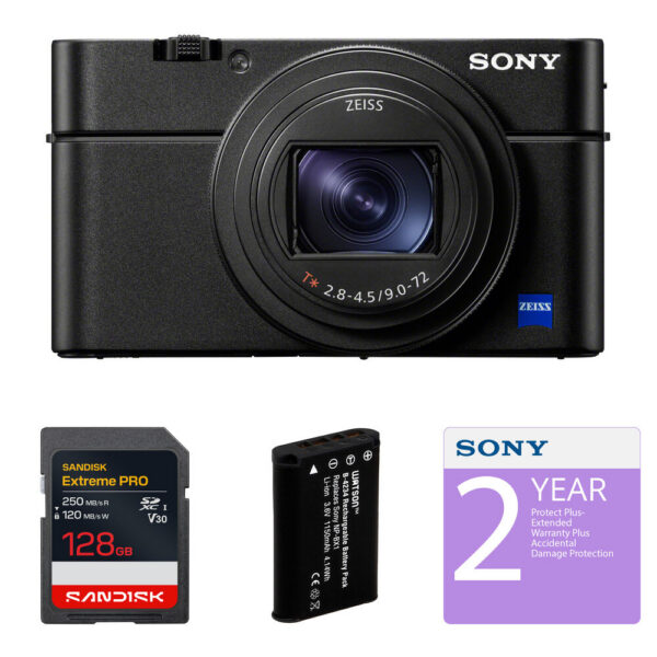 Sony RX100 VII Digital Camera with Protection & Power Kit