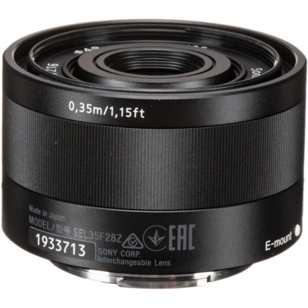 Sony Sonnar T* FE 35mm f/2.8 ZA Lens view 4