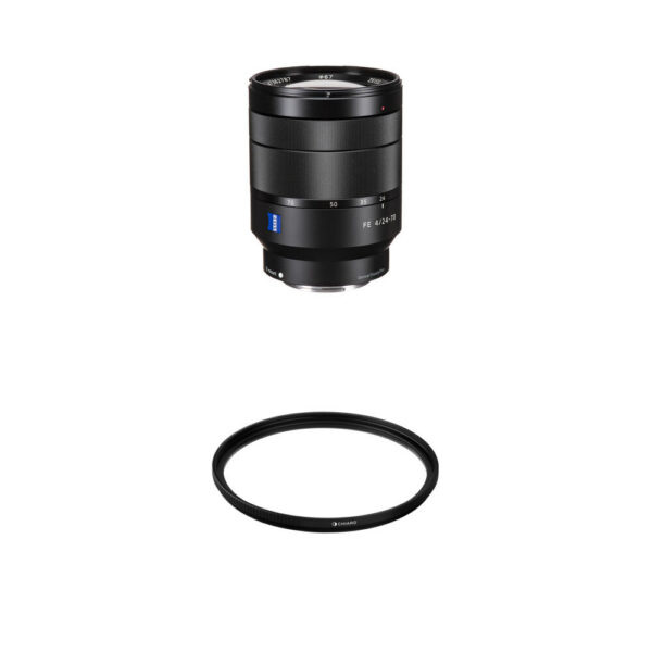 Sony Vario-Tessar T* FE 24-70mm f/4 Lens with Lens Care Kit view 3