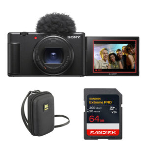 Sony ZV-1 II Digital Camera with Complete Starter Bundle (Black)