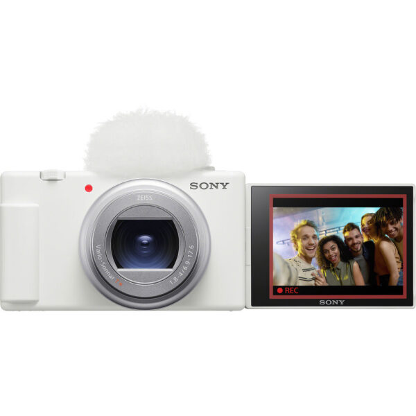 Sony ZV-1 II Digital Camera with Wireless Shooting Grip Kit (White)