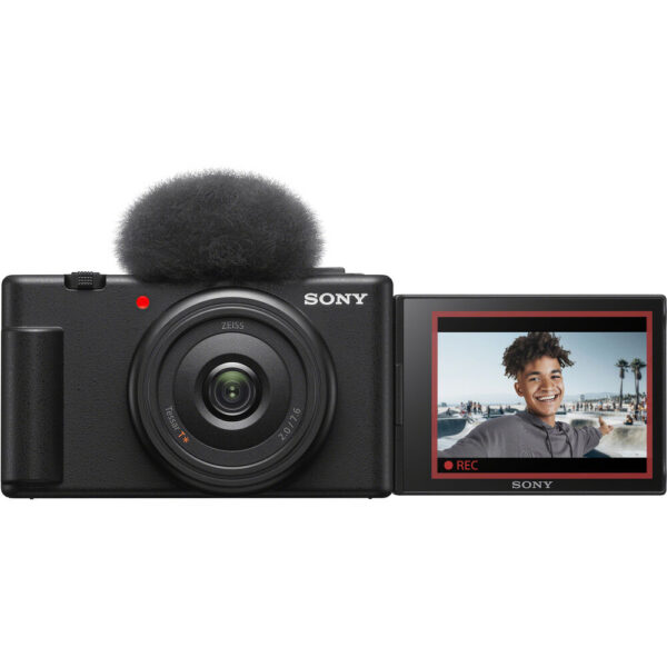 Sony ZV-1F Vlogging Camera with Complete Starter Bundle (Black) view 4