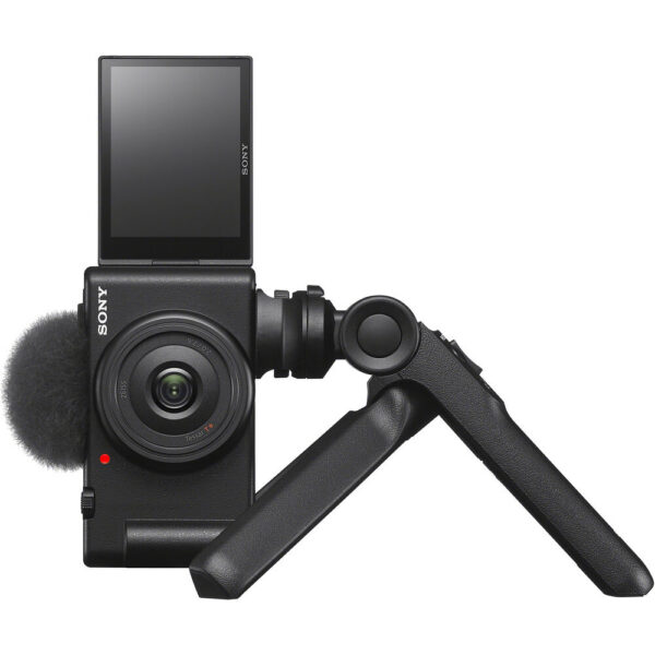 Sony ZV-1F Vlogging Camera with Wireless Shooting Grip Kit (Black) view 5