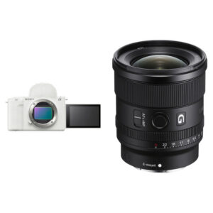 Sony ZV-E1 Mirrorless Camera with 20mm f/1.8 Lens Kit (White)