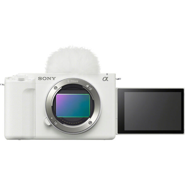Sony ZV-E1 Mirrorless Camera with 28-60mm Lens (White) view 2