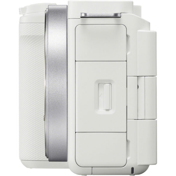 Sony ZV-E10 II Mirrorless Camera (White) view 3