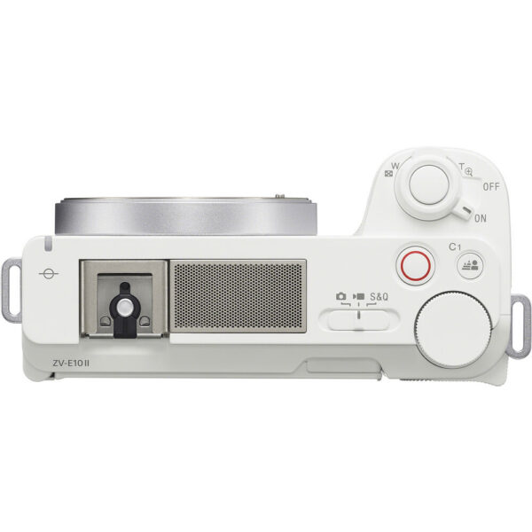Sony ZV-E10 II Mirrorless Camera (White) view 5