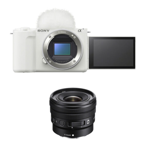 Sony ZV-E10 II Mirrorless Camera with 10-20mm f/4 Lens Kit (White)