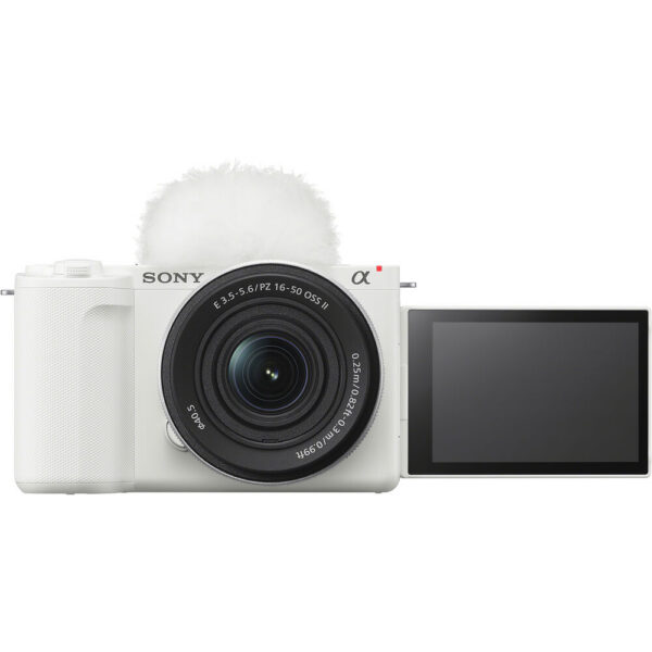 Sony ZV-E10 II Mirrorless Camera with 16-50mm f/3.5-5.6 Lens and Live Streaming Kit (White) view 6