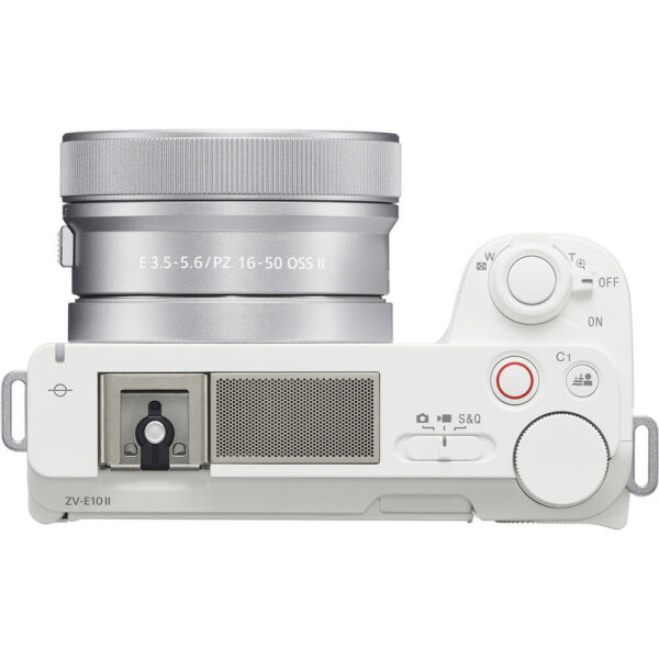 Sony ZV-E10 II Mirrorless Camera with 16-50mm Lens (White) view 5