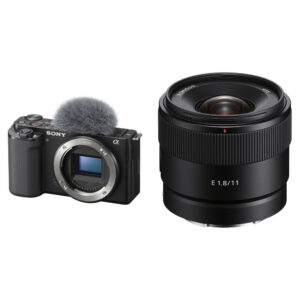 Sony ZV-E10 Mirrorless Camera with 11mm f/1.8 Lens Kit