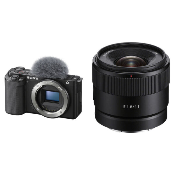 Sony ZV-E10 Mirrorless Camera with 11mm f/1.8 Lens Kit