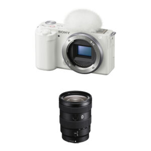 Sony ZV-E10 Mirrorless Camera with 16-55mm f/2.8 Lens Kit (White)
