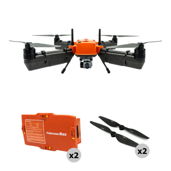 Swell Pro Fisherman Max Advanced Heavy-Lift Fishing Drone with Battery & Propeller Kit view 3