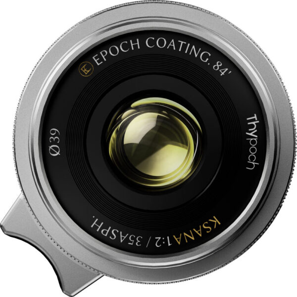 Thypoch Ksana 35mm f/2 ASPH Lens with Lens Hood (Leica M, Silver) view 6