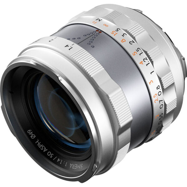 Thypoch Simera 50mm f/1.4 Lens (Leica M, Silver) view 5