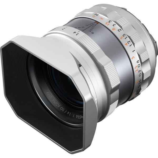 Thypoch Simera 50mm f/1.4 Lens (Leica M, Silver) view 6