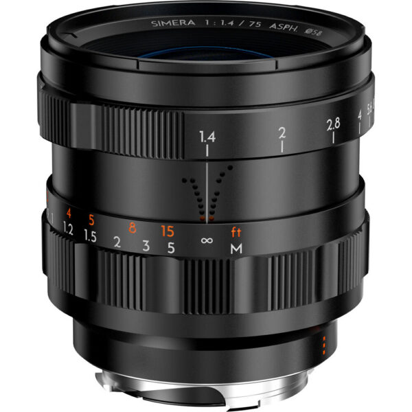 Thypoch Simera 75mm f/1.4 ASPH Lens (Leica M, Black)