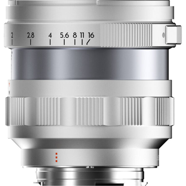 Thypoch Simera 75mm f/1.4 ASPH Lens (Leica M, Silver) view 4