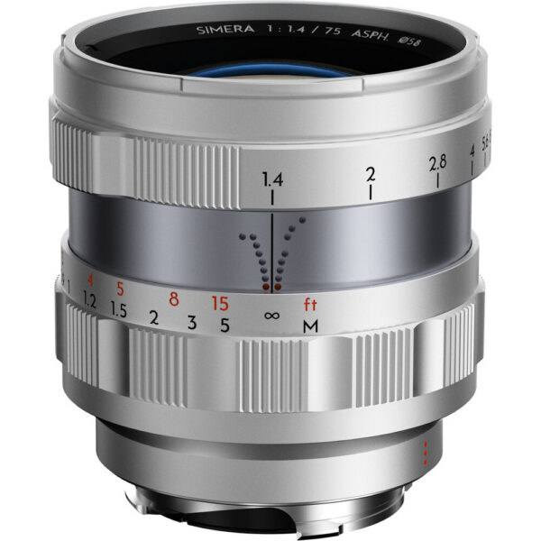 Thypoch Simera 75mm f/1.4 ASPH Lens (Leica M, Silver)