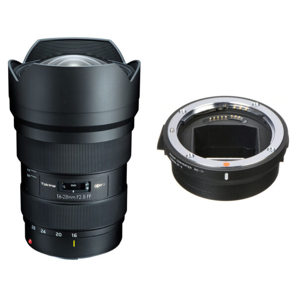 Tokina opera 16-28mm f/2.8 FF Lens for Canon EF with Sigma MC-11 Mount Converter for Sony E Kit view 3