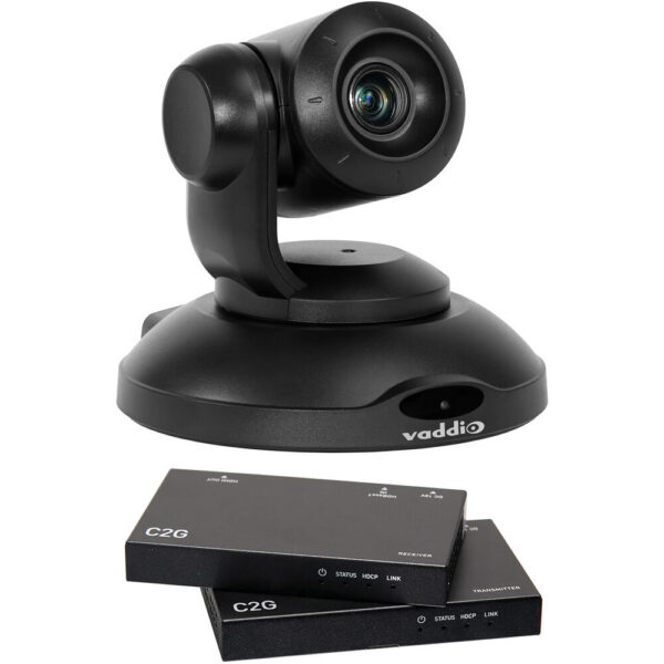 Vaddio PrimeSHOT 10 HDMI PTZ Camera (Black, US, HDMI Extender)