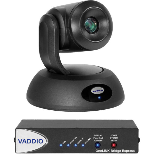 Vaddio RoboSHOT 12E HDBT OneLINK Bridge Express System for Cisco SX Codecs (Black) view 3