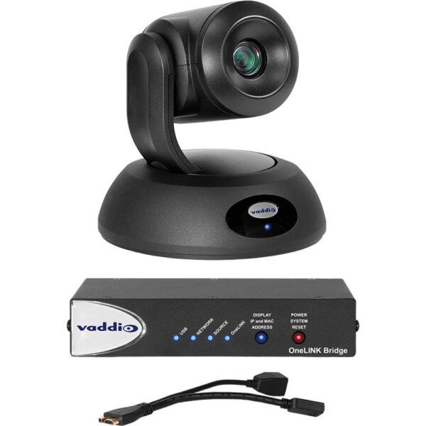 Vaddio RoboSHOT 12E HDBT OneLINK Bridge System for Cisco SX Codecs (Black) view 3