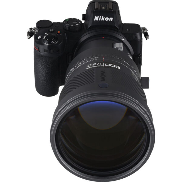 Venus Optics 200mm f/2 AF FF Telephoto Prime Lens (Nikon Z, Gray) view 5