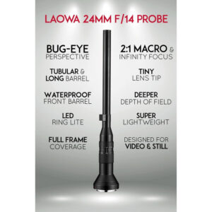 Venus Optics Laowa 24mm f/14 Probe Lens for Pentax K – view 1